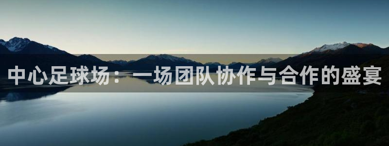 bbin视讯游戏平台：中心足球场：一场团队协作与合作的盛宴