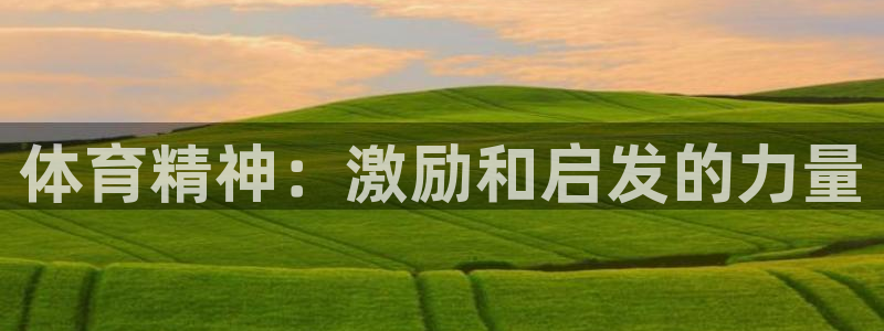 bbin视讯下：体育精神：激励和启发的力量